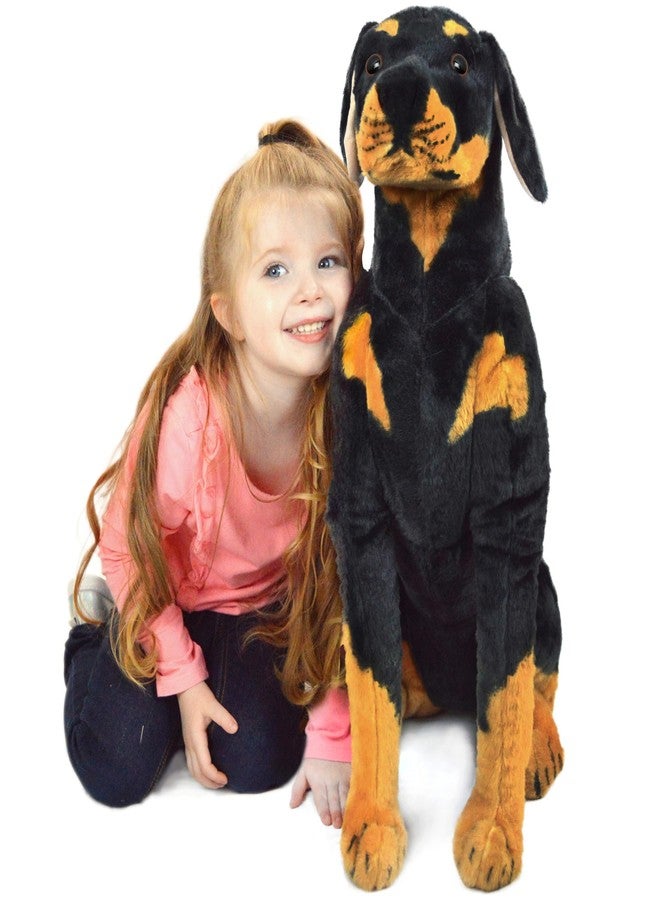 TigerHart Robbie The Rottweiler - 26 Inch Tall Stuffed Animal Plush Dog - Image 1
